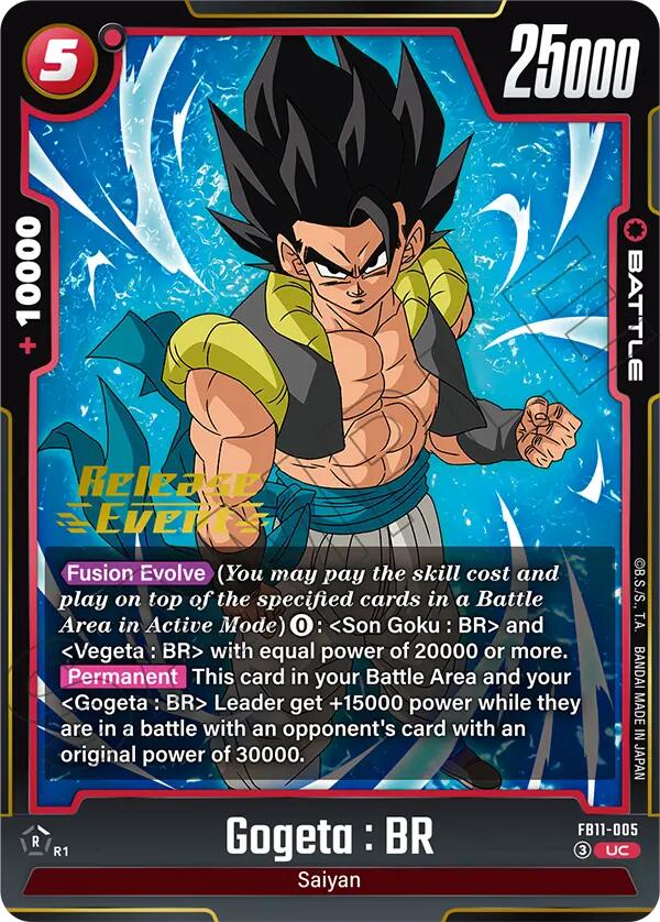 Gogeta : BR [Brightness of Hope Release Event Cards]