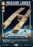 Invasion Lander (923) (Serialized) (923) [Homeworlds]
