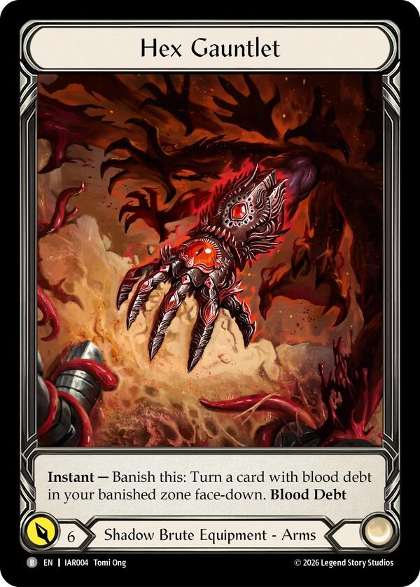 Hex Gauntlet (Extended Art) [IAR004] (Usurp the Shadow Throne)  Cold Foil
