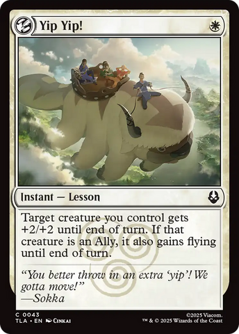 Yip Yip! [Avatar: The Last Airbender]