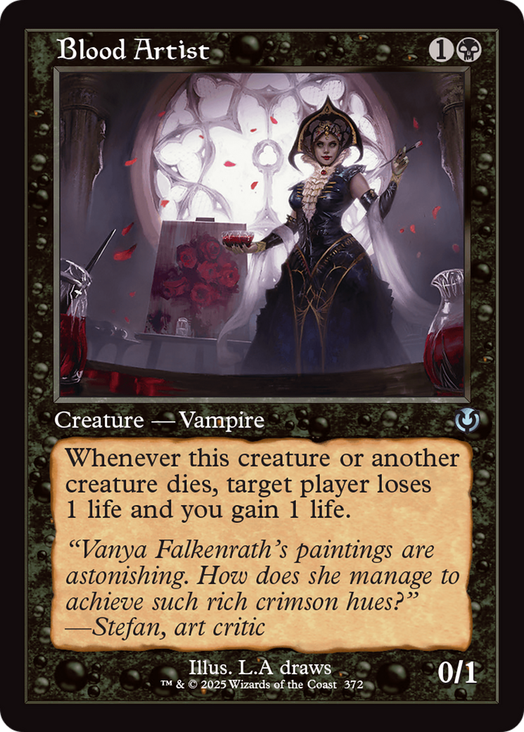 mtg retro frame cards Blood Artist (Retro Frame) [Innistrad Remastered]