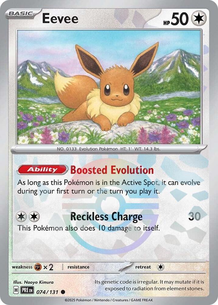 Eevee (074/131) (Poke Ball Pattern) [Scarlet & Violet: Prismatic Evolu