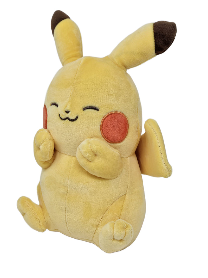 Smiling Pikachu Plush 11"