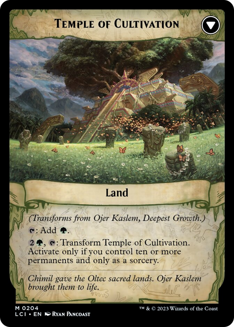 Ojer Kaslem, Deepest Growth // Temple of Cultivation [The Lost Caverns Ojer Kaslem, Deepest Growth // Temple of Cultivation [The Lost Caverns