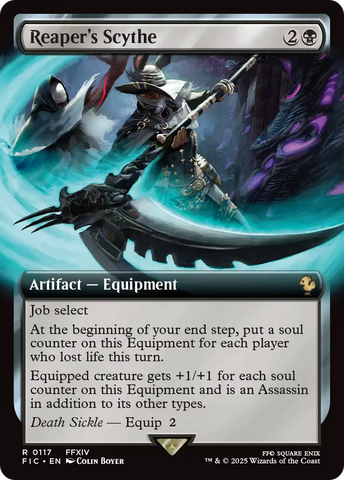 Reaper's Scythe (Extended Art) [FINAL FANTASY Commander]