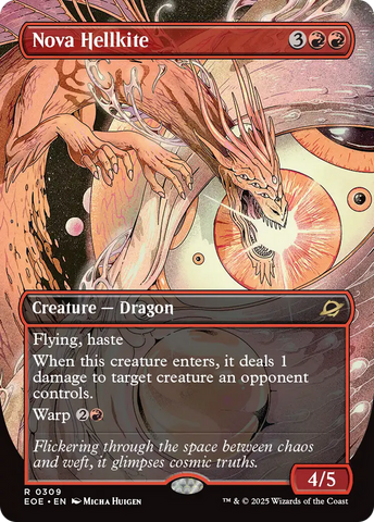 Nova Hellkite (Borderless) [Edge of Eternities]