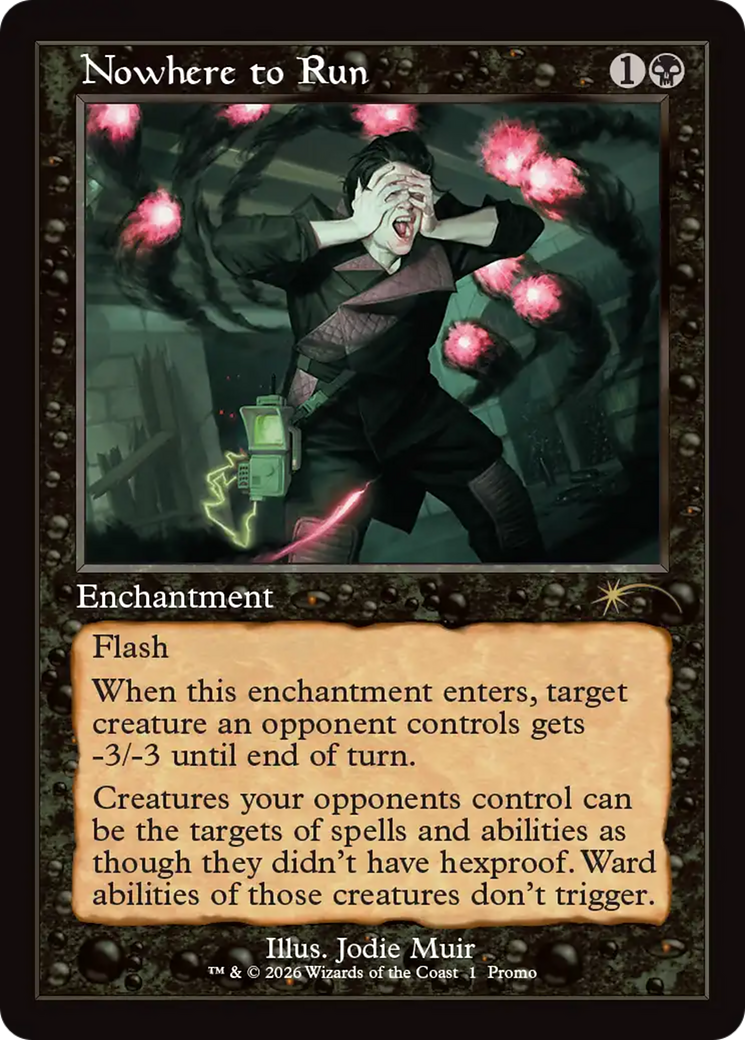 Nowhere to Run (Retro Frame) [Wizards Play Network 2026]