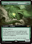 Canopy Gargantuan (Extended Art) [Tarkir: Dragonstorm Commander]