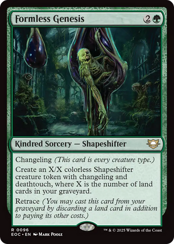 Formless Genesis [Edge of Eternities Commander]