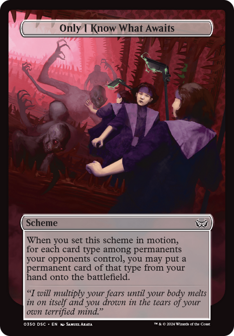 mtg duskmourn scheme cards Magic the Gathering: House of Horror Commander Deck Set (Set of 4) abandon this scheme. MTG - When Will You