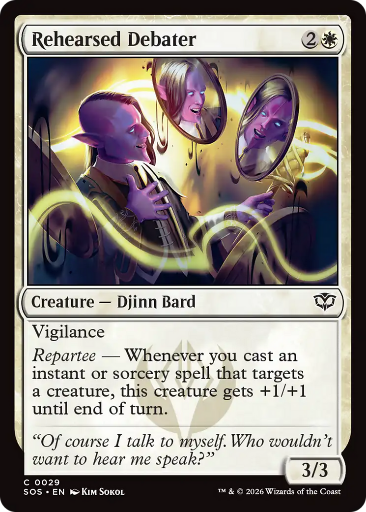Rehearsed Debater [Secrets of Strixhaven]