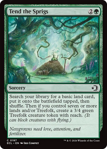 Tend the Sprigs [Lorwyn Eclipsed]