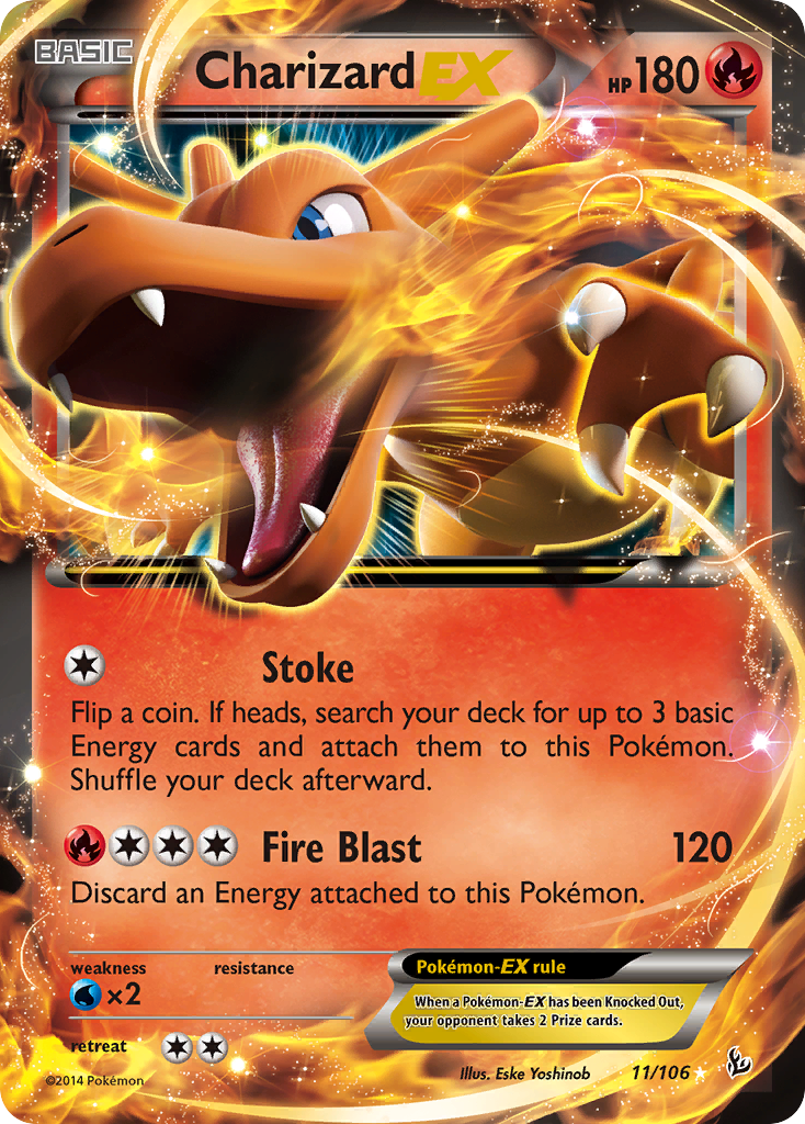 pokemon xy charizard card Mega Charizard X ex #125 Price & Pull Rate