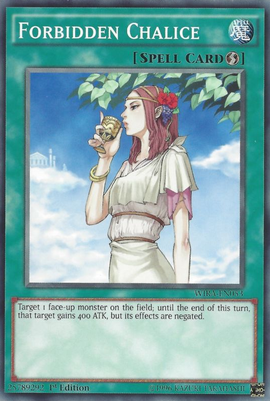 yugioh forbidden spell cards Yu-Gi-Oh! - Chalice (RGBT-EN061) - Raging Battle - Unlimited Edition until the end of this turn ForBIDDEN Dress FORBIDDEN LANCE who