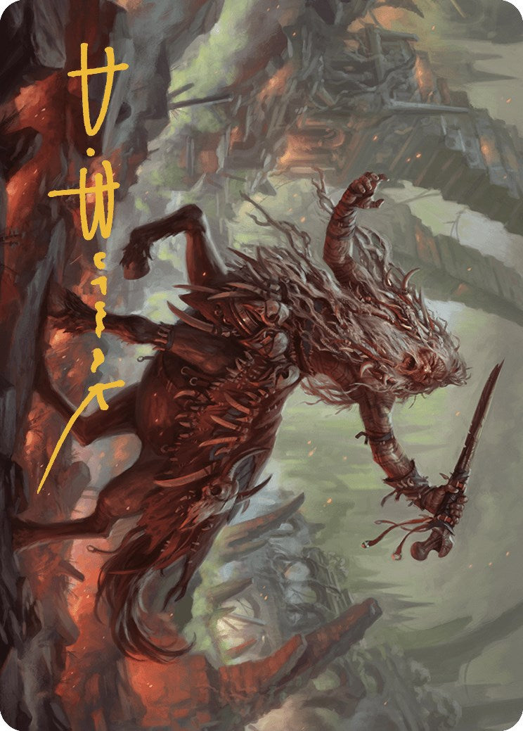 mtg convoke cards Yarus, Roar of the Old Gods Art Card (24/49) (Gold-Stamped Signature)