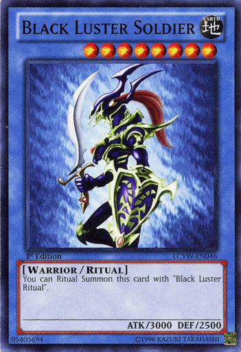 yugioh card black luster ritual YU-GI-OH! - (DPBC-EN007) - Duelist Pack 16: Battle City - 1st Edition 2500 You can Ritual Summon this card with Chaos Form or Super Soldier Ritual Black Luster Ritual LCYW-EN070 Common