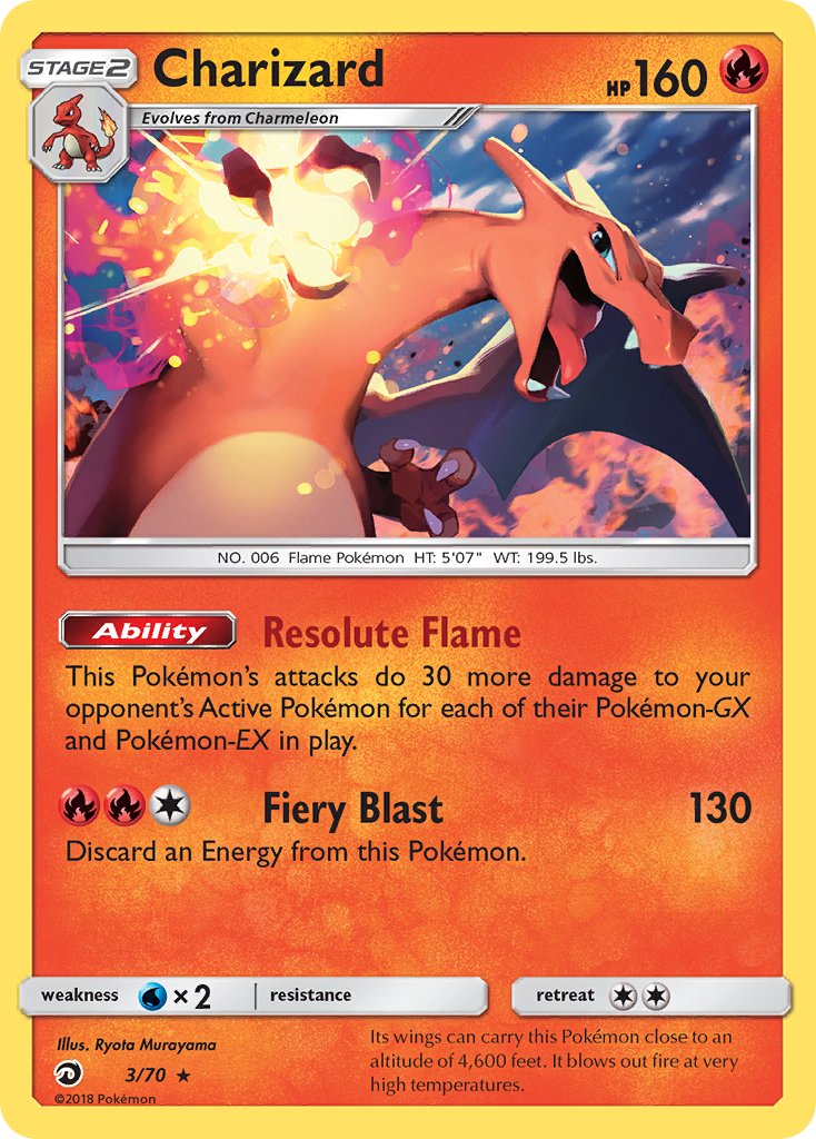 charizard pokemon card sun and moon Charizard