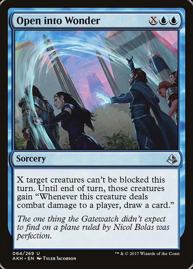 mtg halloween themed commander deck Open into Wonder [Amonkhet]
