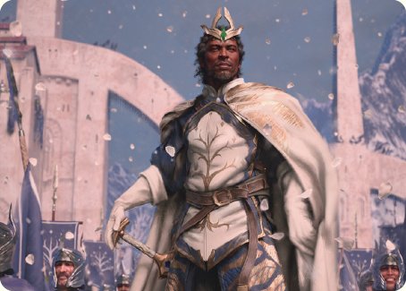 Aragorn, King of Gondor Art Card [The Lord of the Rings: Tales of Midd Aragorn, King of Gondor Art Card [The Lord of the Rings: Tales of Midd