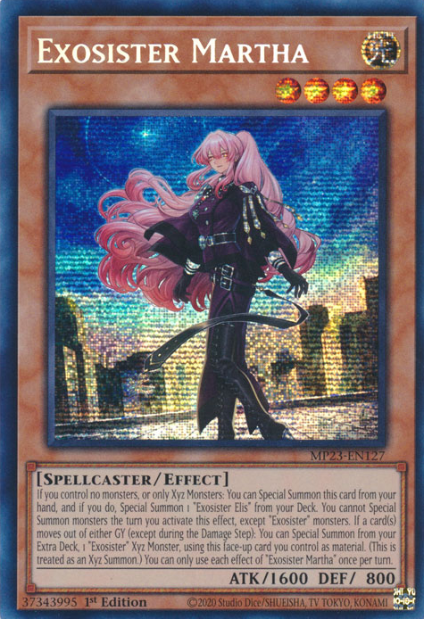 Exosister Martha [MP23-EN127] Prismatic Secret Rare