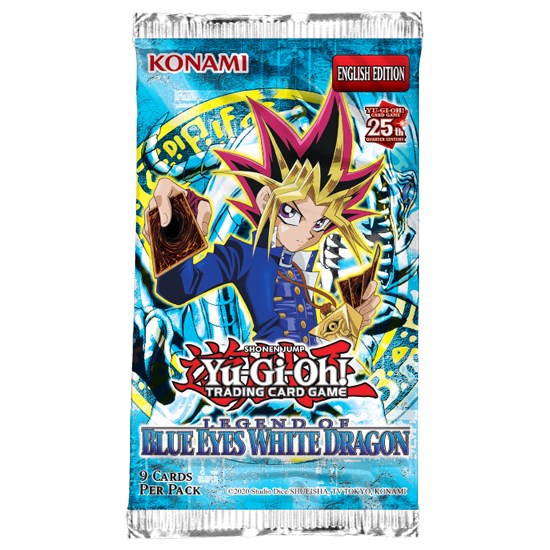 Legend of Blue Eyes White Dragon - Booster Pack (25th Anniversary Edit Legend of Blue Eyes White Dragon - Booster Pack (25th Anniversary Edit