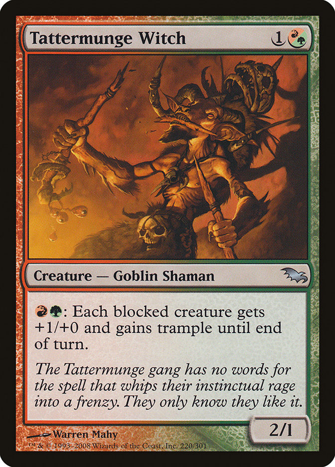alpha vs beta mtg cards Elvish Hexhunter [Shadowmoor]