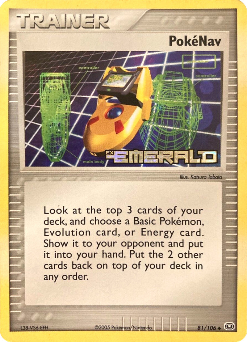 emerald pokemon cards PokeNav (81/106) (Stamped) [EX: Emerald]