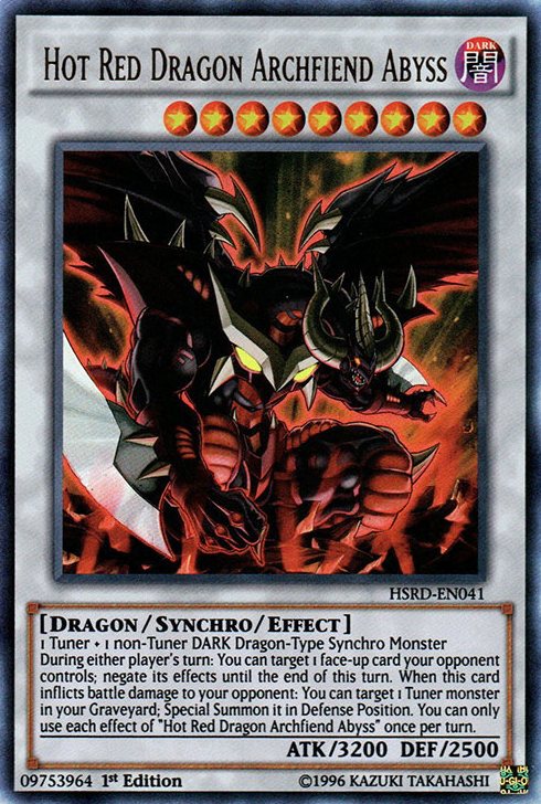 yugioh cards red dragon archfiend Amazon.com: YuGiOh : HSRD-EN023 1st Ed Red Dragon Archfiend Common Card