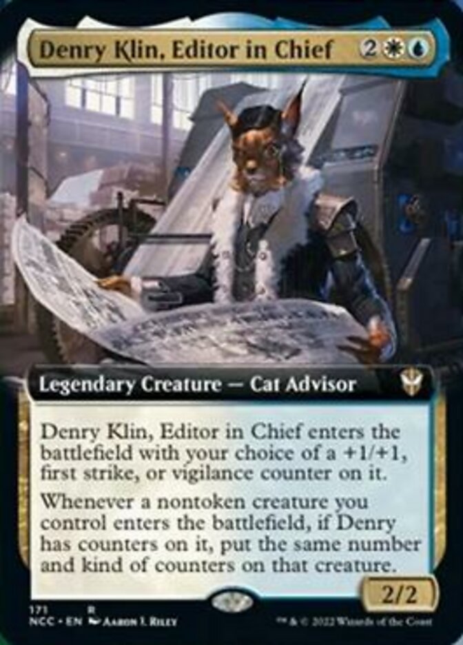 Denry Klin, Editor in Chief (Extended Art) [Streets of New Capenna Com