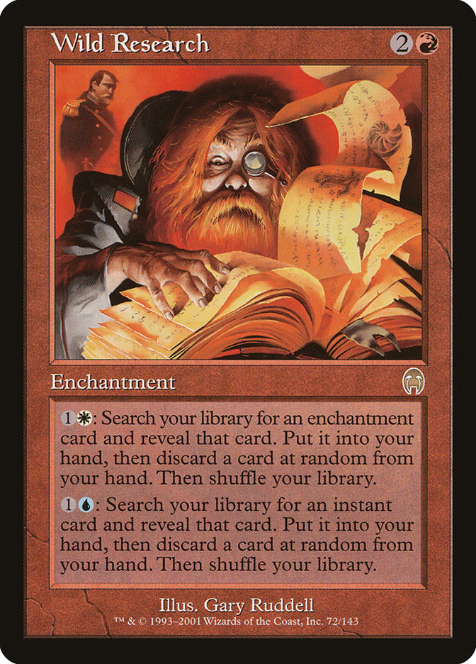 search for enchantment card mtg Wild Research [Apocalypse]