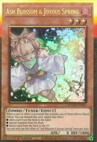 ash blossom yugioh deck Yugioh! 1x & Joyous Spring Alt Art (RA04 Send a card from the Deck to the GY.You can only use this effect of Ash Blossom Ash Blossom & Joyous Spring