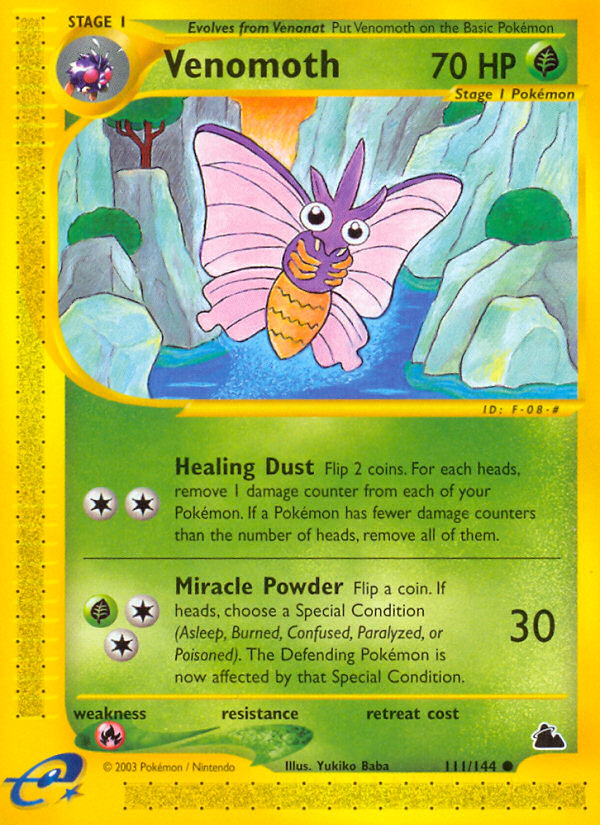 pokemon venomoth card 151 PokeArtica AI Artwork Custom Card Return GX (60) Shuffle your hand into your deck HOLO VENOMOTH FROM 1999 JUNGLE!