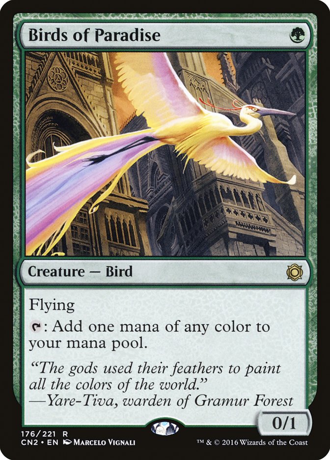 mtg conspiracy cards Birds of Paradise [Conspiracy: Take the Crown]