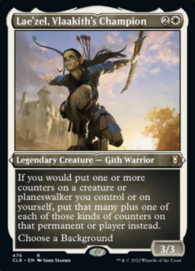 Lae'zel, Vlaakith's Champion (Foil Etched) [Commander Legends: Battle Lae'zel, Vlaakith's Champion (Foil Etched) [Commander Legends: Battle