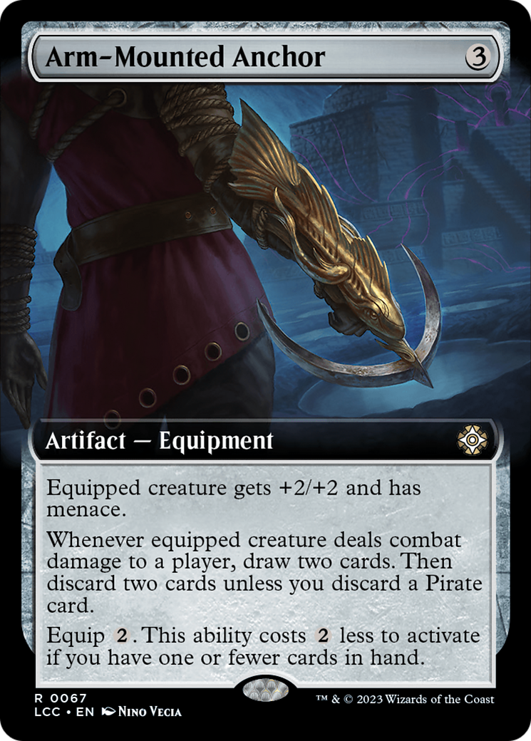 Arm-Mounted Anchor (Extended Art) [The Lost Caverns of Ixalan Commande