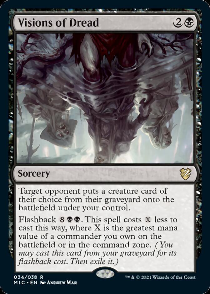 mtg innistrad midnight hunt card prices Visions of Dread [Innistrad: Midnight Hunt Commander]